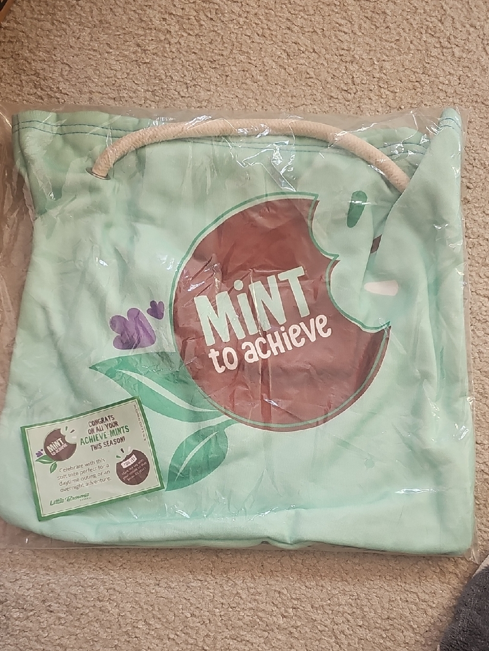 Mint to Achieve Kids Tote Bag - Light Mint